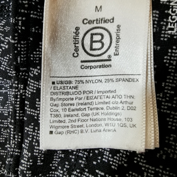 Athleta Ultimate Stash Textured 7/8 Gray Black Pockets High Rise Size M - Picture 8 of 9